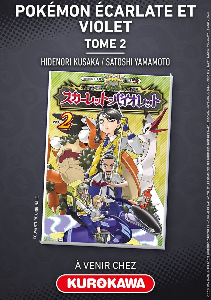 Couverture du livre « POKEMON ECARLATE ET VIOLET - TOME 2 » de Kusaka/yamamoto, librairie Les Contes Infusés à Corte