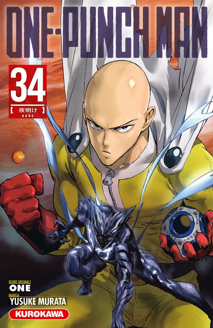 Couverture du livre « ONE-PUNCH MAN - TOME 34 » de One/murata, librairie Les Contes Infusés à Corte