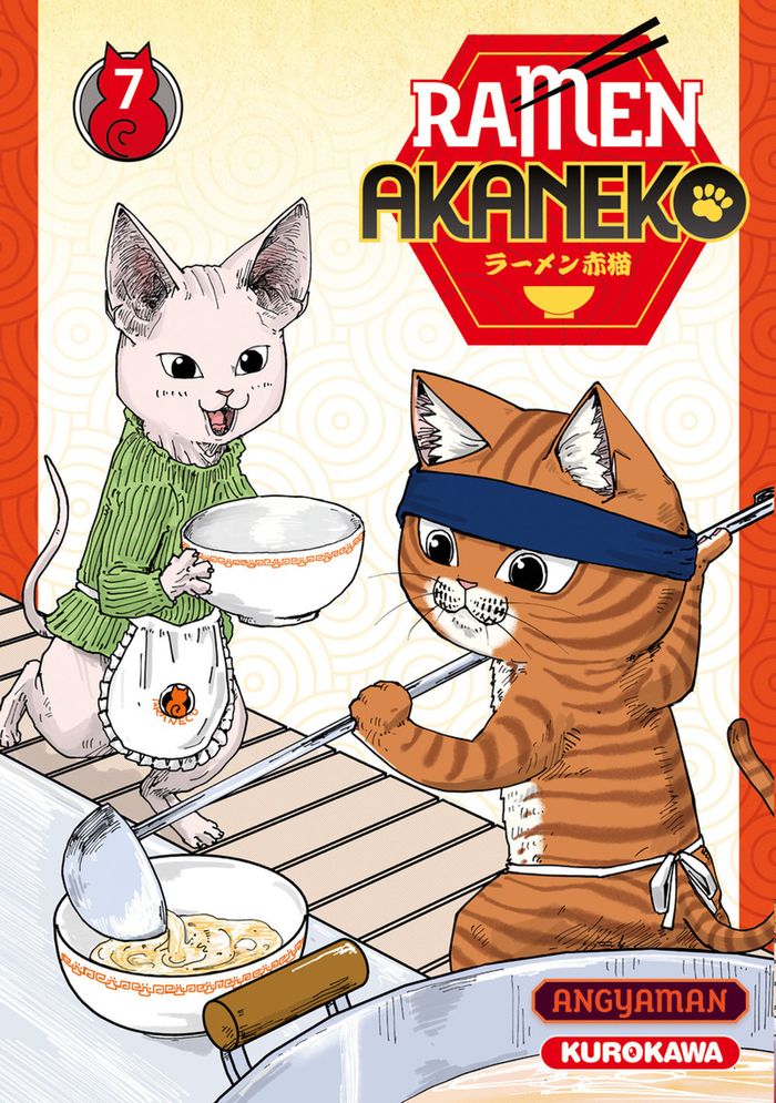 Couverture du livre « Ramen akaneko » de Angyaman, librairie Les Contes Infusés à Corte