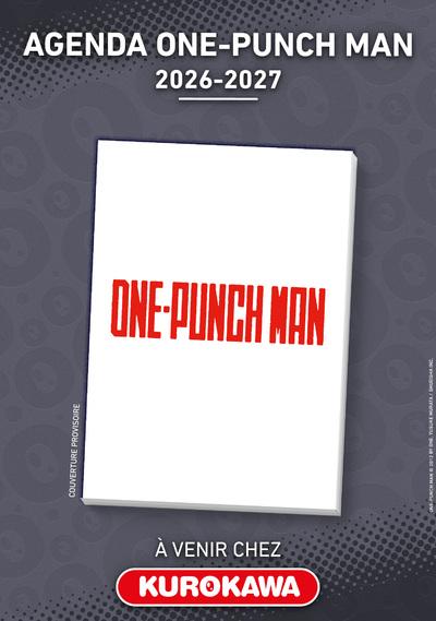 Couverture du livre « AGENDA ONE-PUNCH MAN 2027-2028 » de Murata/one, librairie Les Contes Infusés à Corte