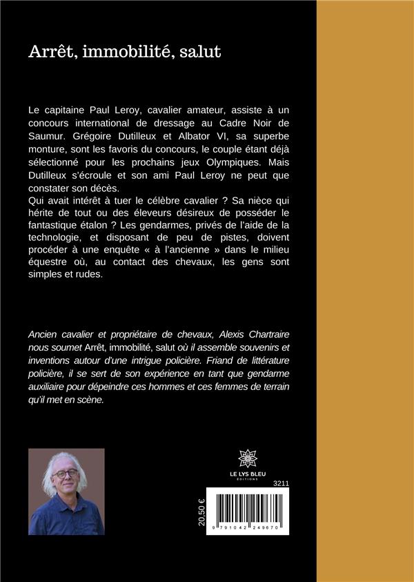 Quatrième de couverture de « ARRET, IMMOBILITE, SALUT - GC-20 - EDITION EN TRES GROS CARACTERES »
