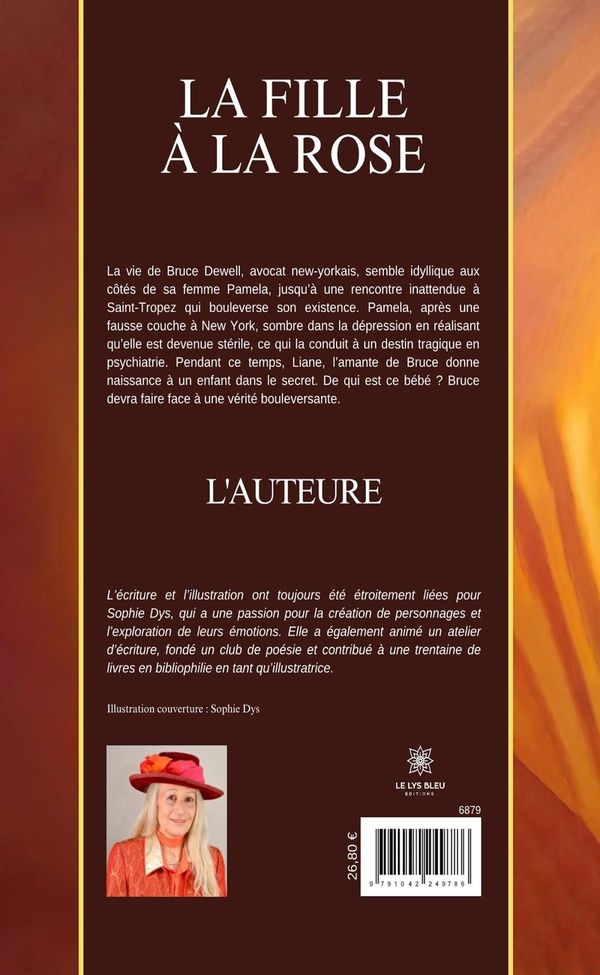 Quatrième de couverture de « LA FILLE A LA ROSE - LIVRE GROS CARACTERES »