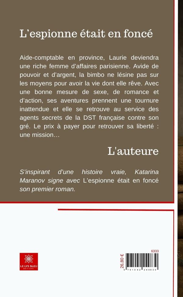 Quatrième de couverture de « L'ESPIONNE ETAIT EN FONCE - LIVRE GROS CARACTERES »