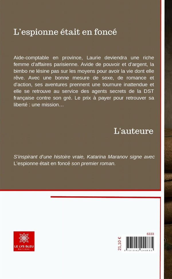 Quatrième de couverture de « L'ESPIONNE ETAIT EN FONCE - LIVRE GROS CARACTERES »