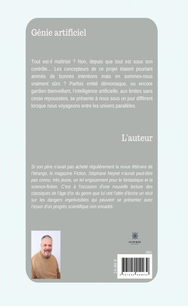 Quatrième de couverture de « GENIE ARTIFICIEL - LIVRE GROS CARACTERES »