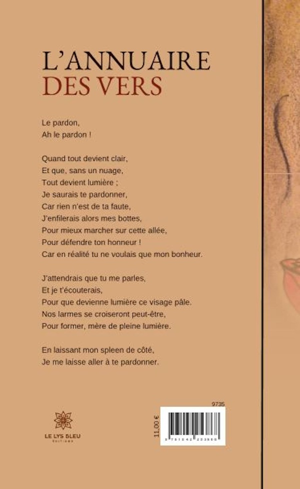 Quatrième de couverture de « L'ANNUAIRE DES VERS »