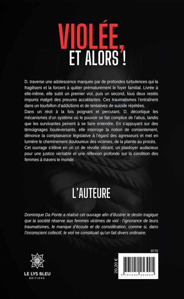 Quatrième de couverture de « VIOLEE, ET ALORS ! »