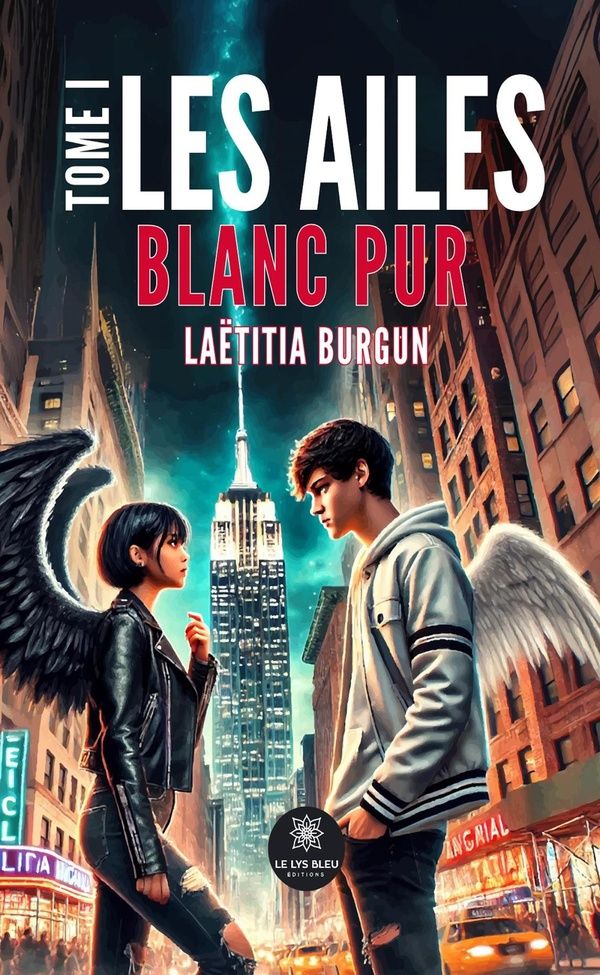 Couverture du livre « LES AILES - TOME I : BLANC PUR » de Laetitia Burgun, librairie Les Contes Infusés à Corte