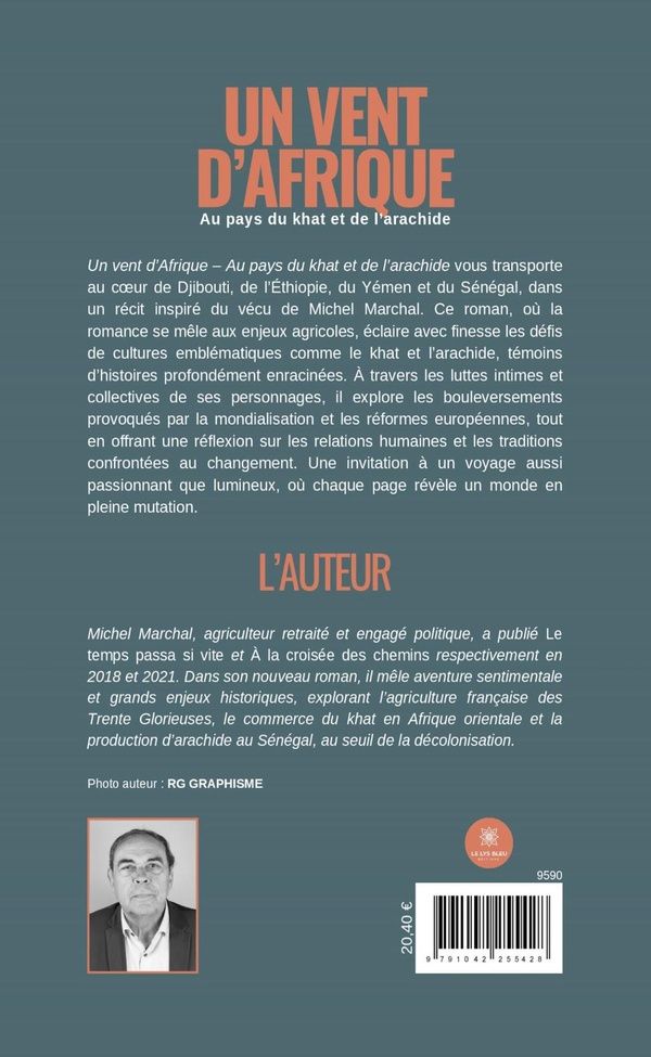 Quatrième de couverture de « UN VENT D'AFRIQUE - AU PAYS DU KHAT ET DE L'ARACHIDE »