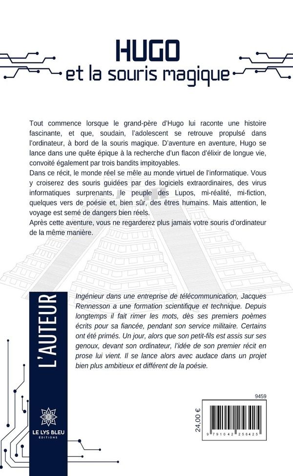 Quatrième de couverture de « HUGO ET LA SOURIS MAGIQUE »