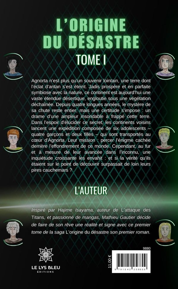 Quatrième de couverture de « L'ORIGINE DU DESASTRE - TOME I »