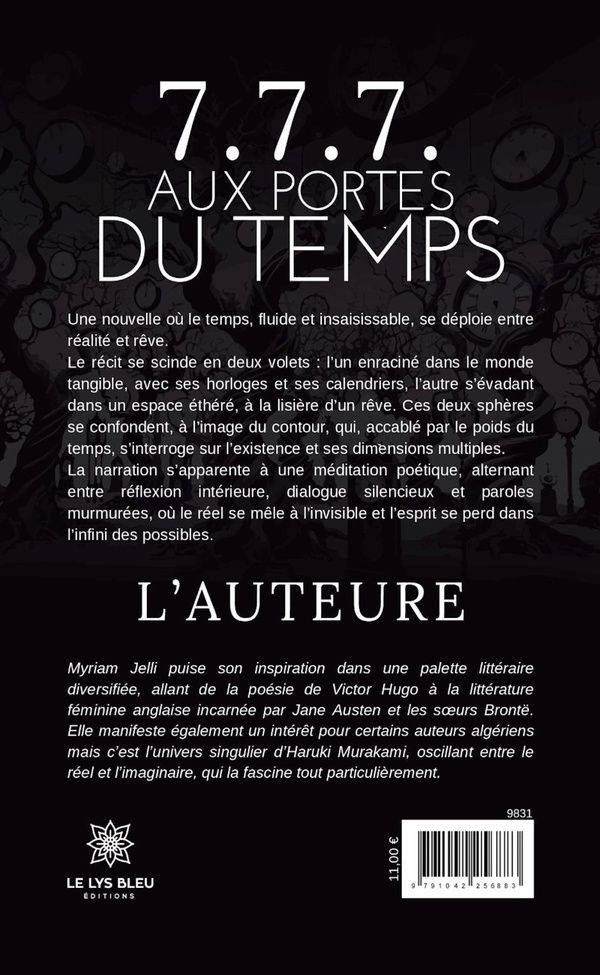 Quatrième de couverture de « 7.7.7. AUX PORTES DU TEMPS »