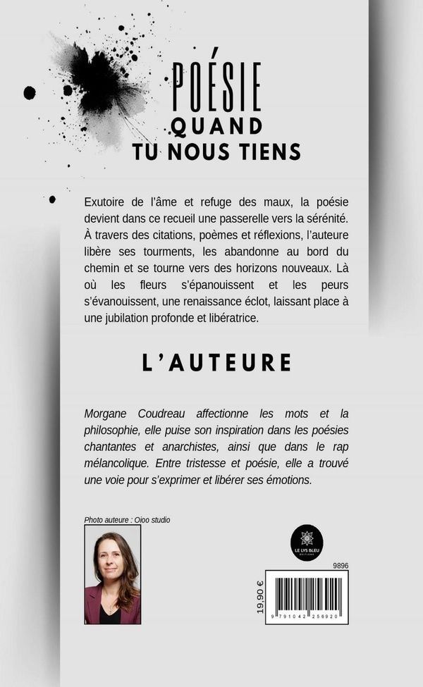 Quatrième de couverture de « POESIE QUAND TU NOUS TIENS »
