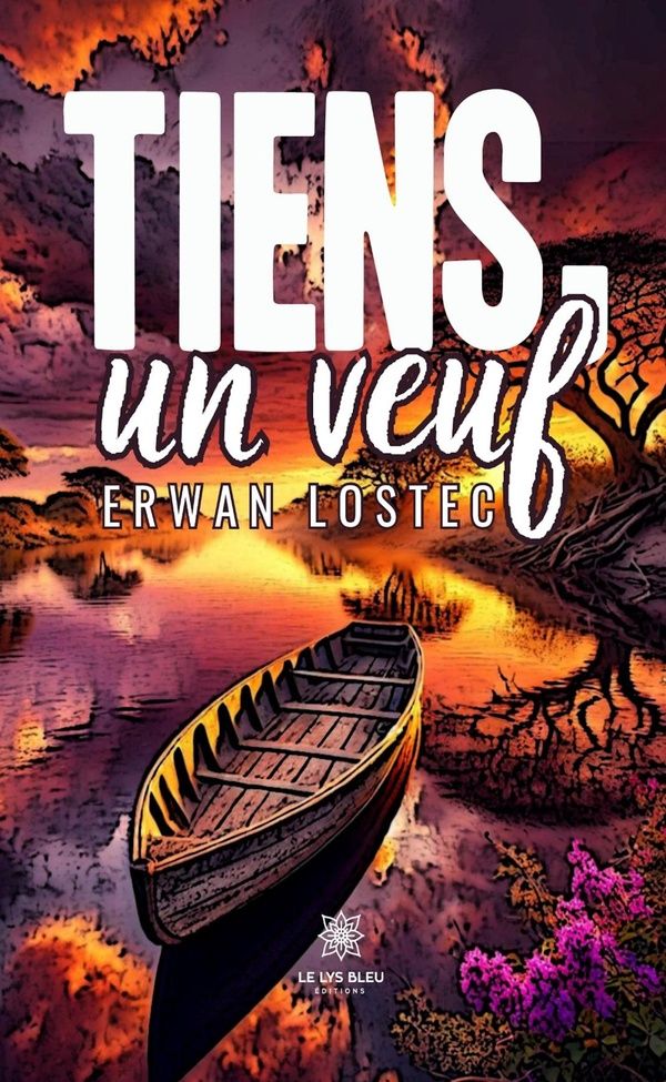 Couverture du livre « TIENS, UN VEUF », librairie Les Contes Infusés à Corte