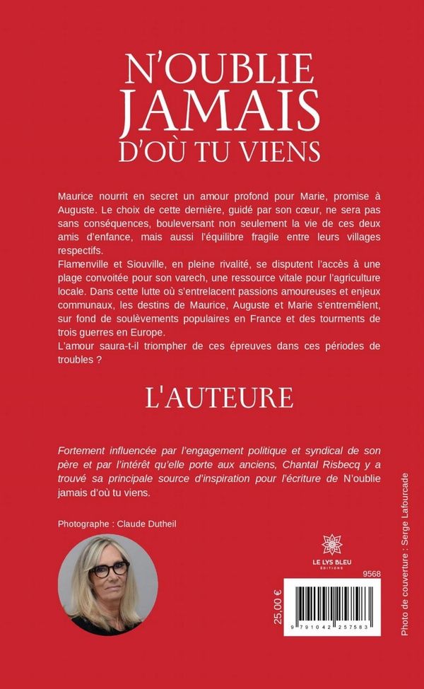 Quatrième de couverture de « N'OUBLIE JAMAIS D'OU TU VIENS »