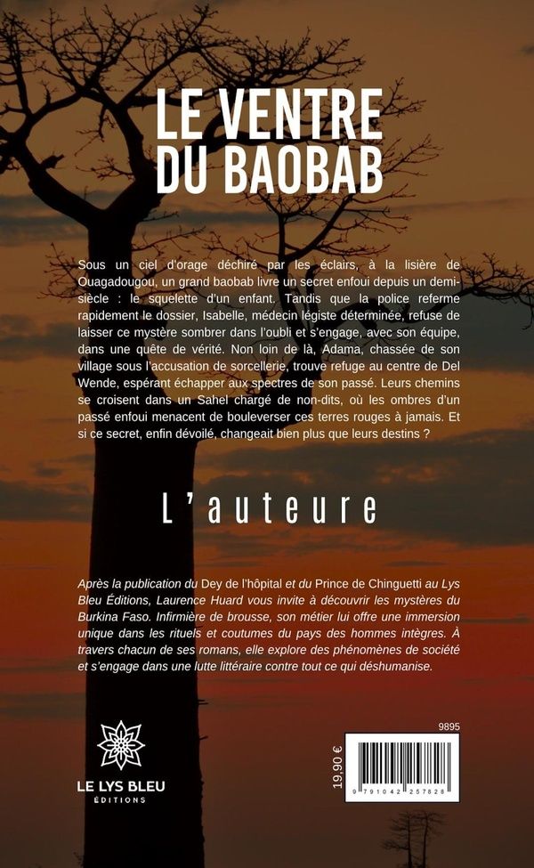 Quatrième de couverture de « LE VENTRE DU BAOBAB »