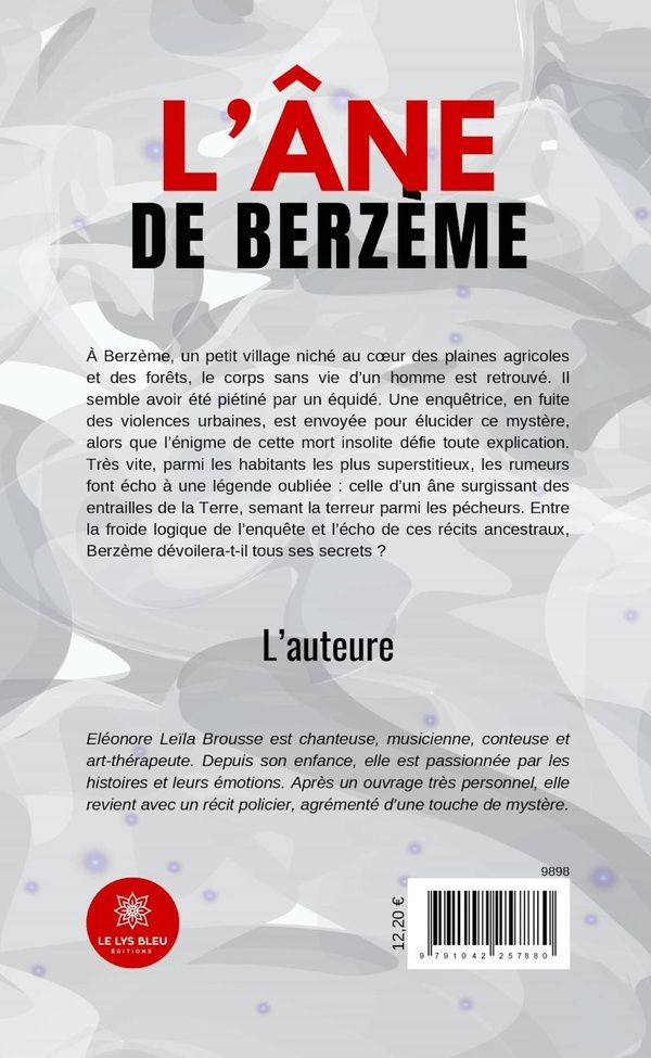 Quatrième de couverture de « L'ANE DE BERZEME »