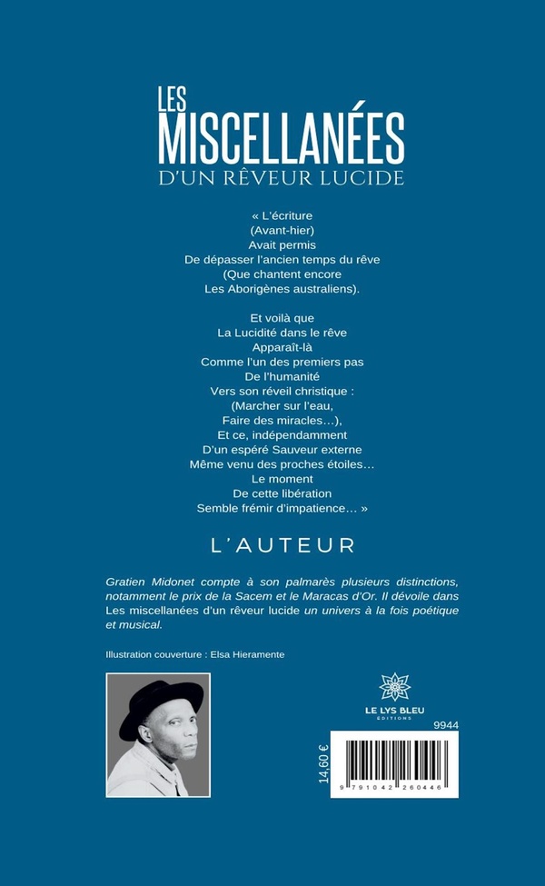 Quatrième de couverture de « Les miscellanées d'un rêveur lucide : recueil »