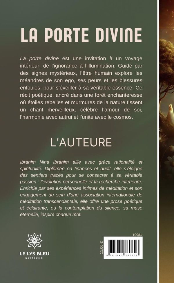 Quatrième de couverture de « La porte divine : recueil »