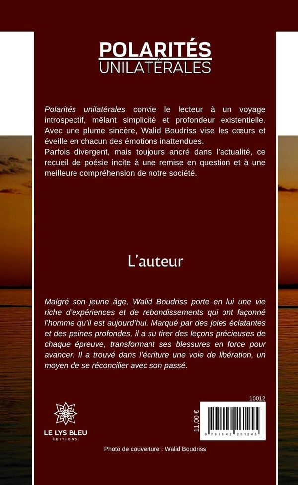 Quatrième de couverture de « Polarités unilatérales : recueil »