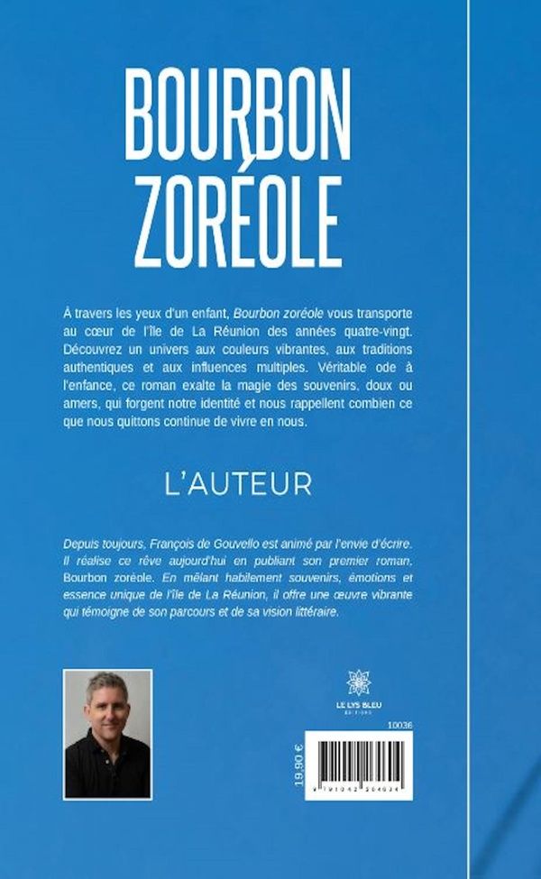 Quatrième de couverture de « Bourbon Zoréole »