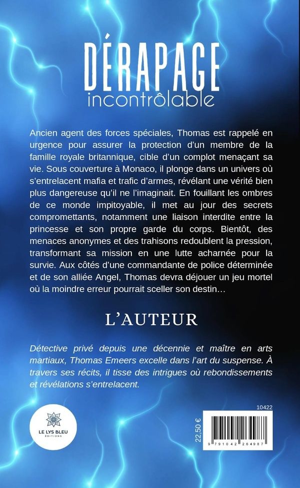 Quatrième de couverture de « Dérapage incontrolable : roman »