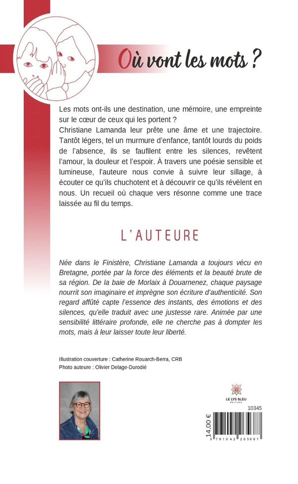 Quatrième de couverture de « Où vont les mots ? : Recueil »