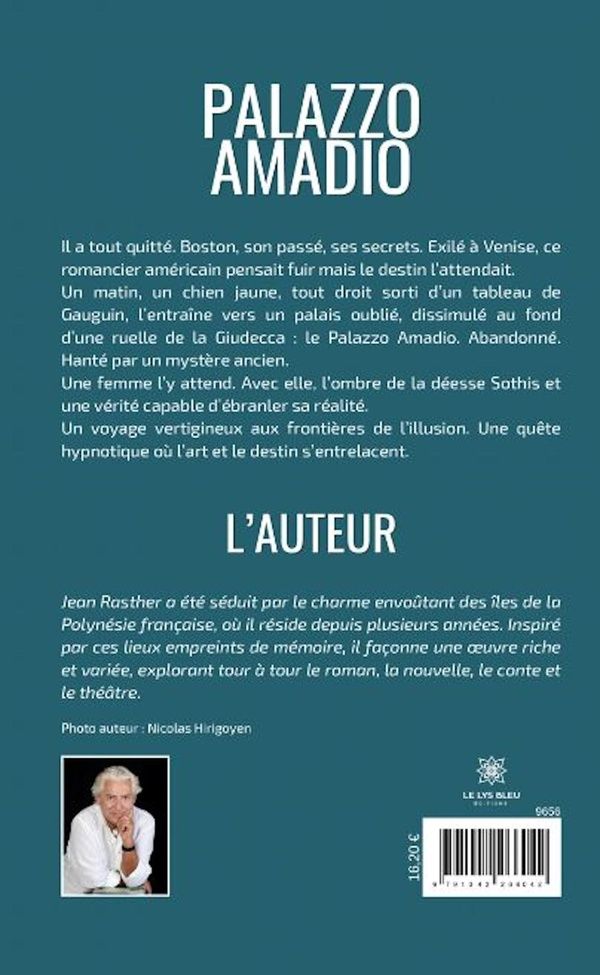 Quatrième de couverture de « Palazzo Amadio : Roman »
