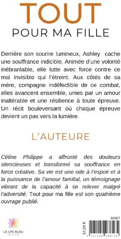 Quatrième de couverture de « Tout pour ma fille »