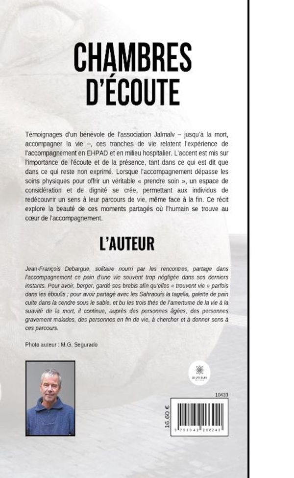 Quatrième de couverture de « Chambres d'écoute »