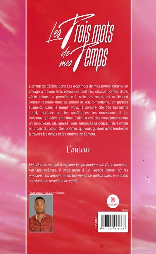 Quatrième de couverture de « Les trois mots de mes temps : recueil »