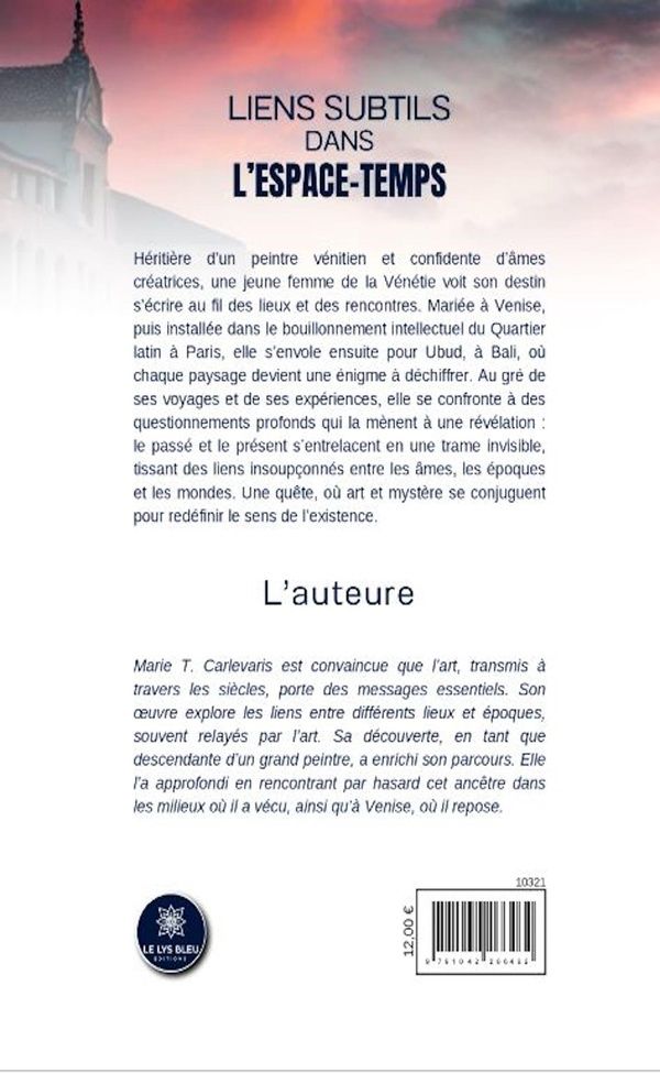 Quatrième de couverture de « Liens subtils dans l'espace temps : roman »
