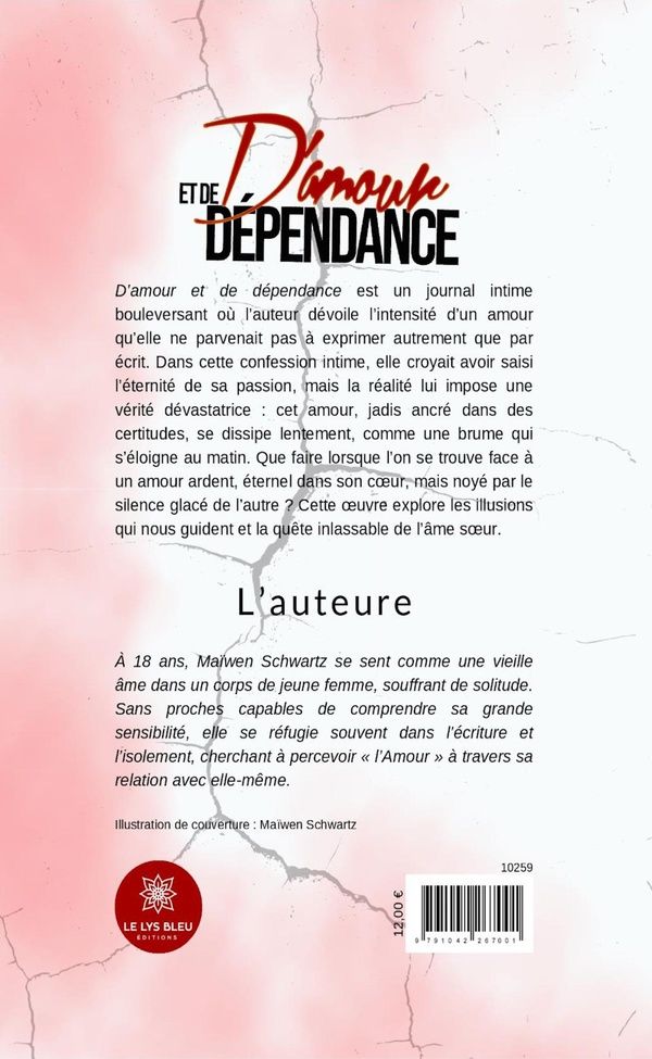 Quatrième de couverture de « D'amour et de dépendance »