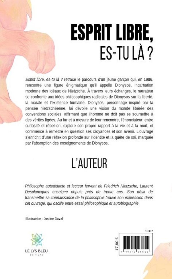 Quatrième de couverture de « Esprit libre, es-tu là ? »