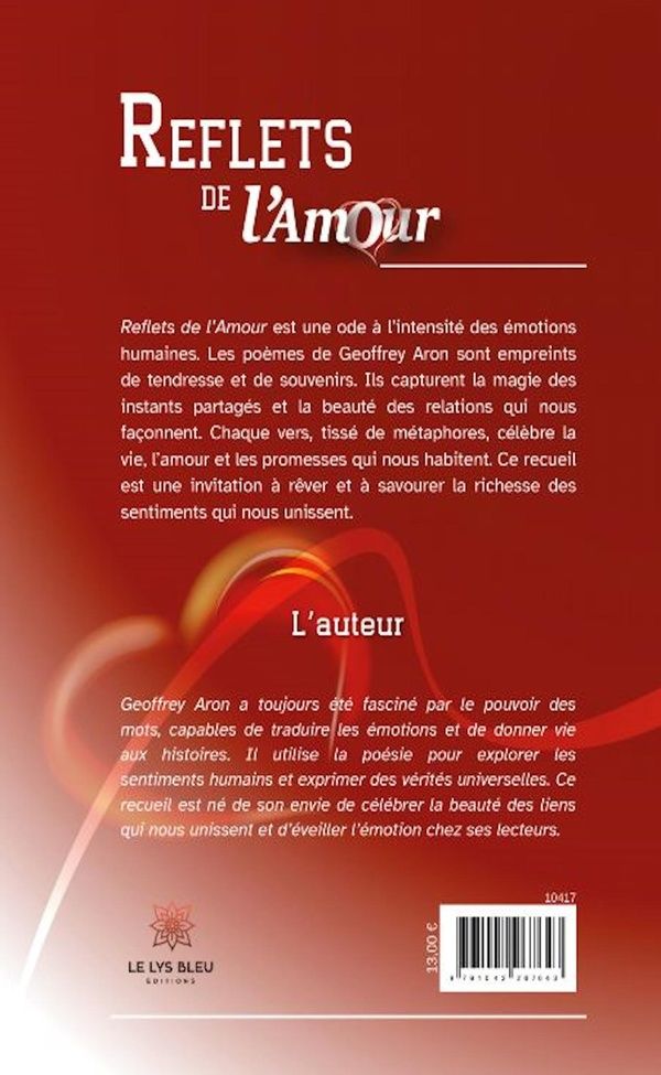 Quatrième de couverture de « Reflets de l'Amour : Recueil »