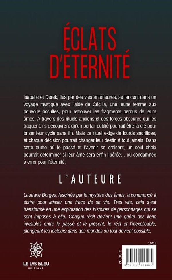 Quatrième de couverture de « Eclats d'éternité : Roman »