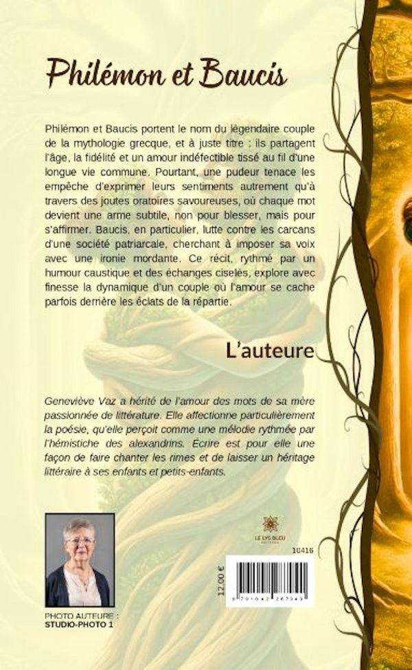 Quatrième de couverture de « Philémon et Baucis »