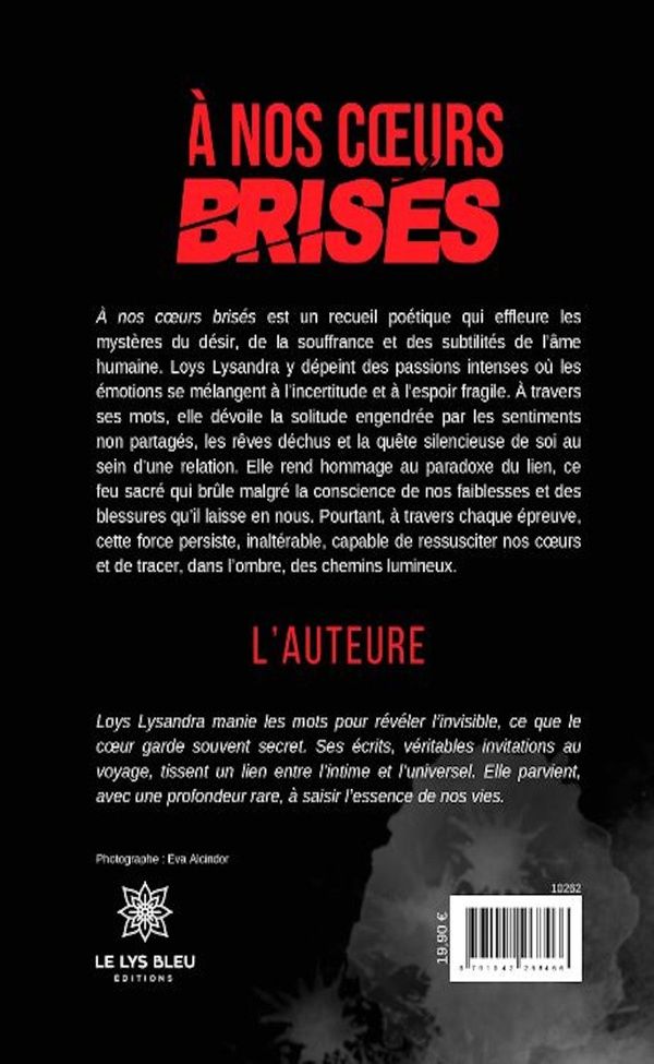 Quatrième de couverture de « A nos coeurs brisés : Recueil »