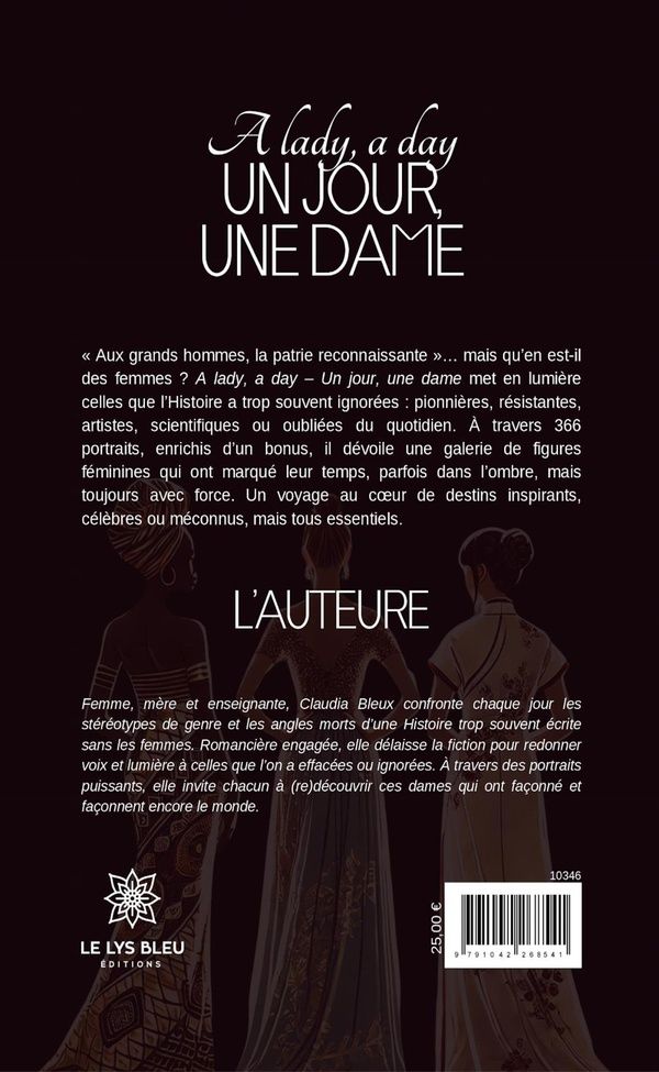 Quatrième de couverture de « A lady, a day : Un jour, une dame - Histoire »