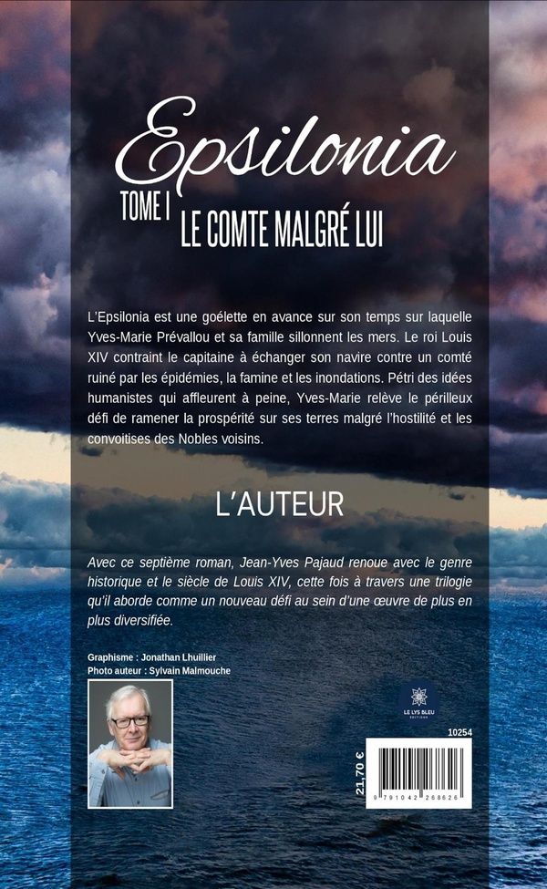Quatrième de couverture de « Epsilonia : Tome I - Le comte malgré lui - Roman »