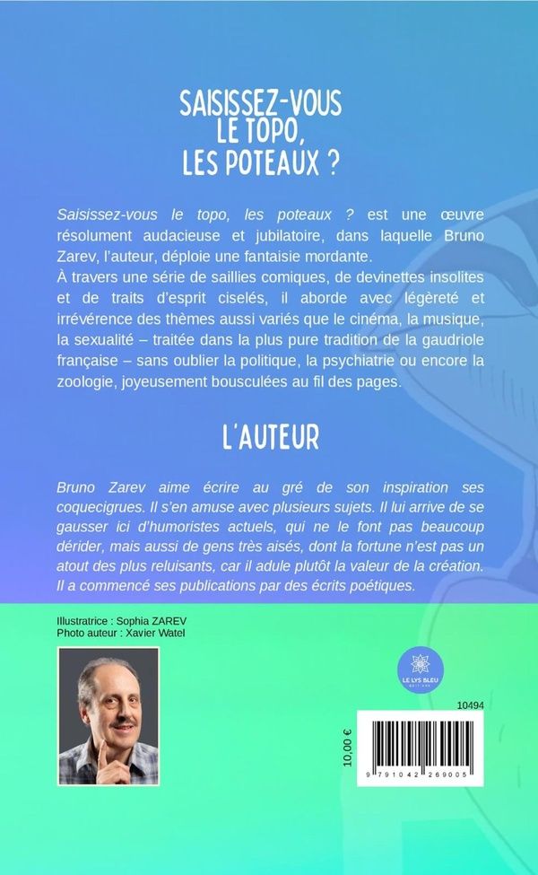 Quatrième de couverture de « Saisissez-vous le topo, les poteaux ? »