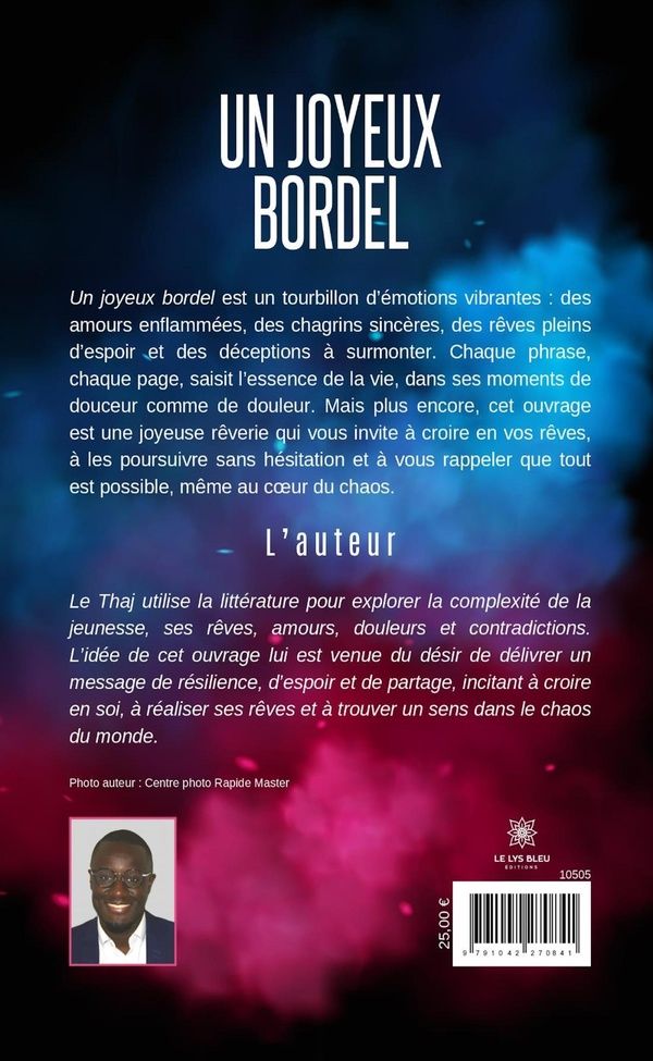 Quatrième de couverture de « Un joyeux bordel : recueil »