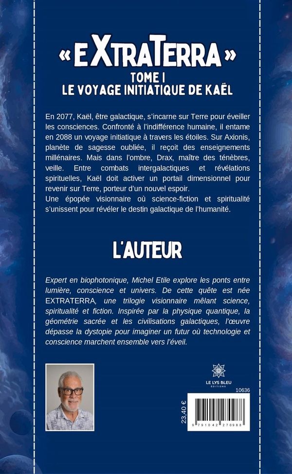 Quatrième de couverture de « Le voyage initiatique de Kaël : "Extraterra" »