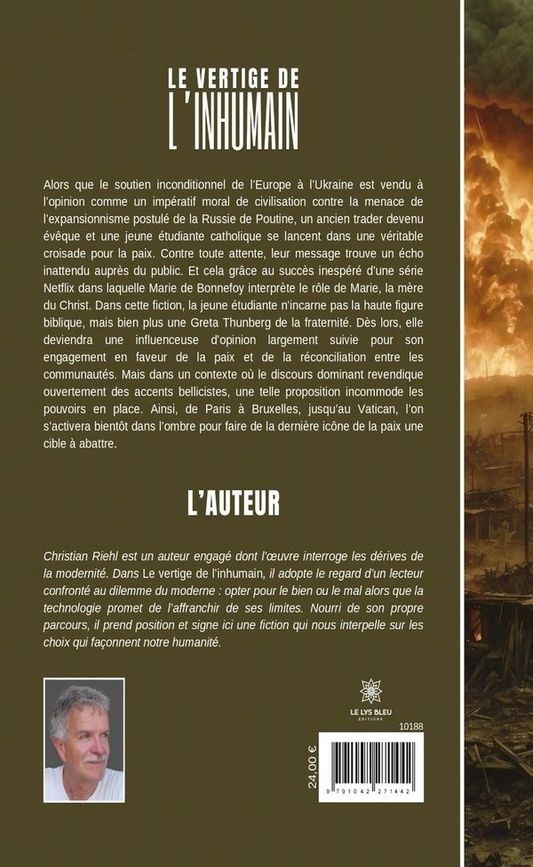 Quatrième de couverture de « Le vertige de l'inhumain : Roman »