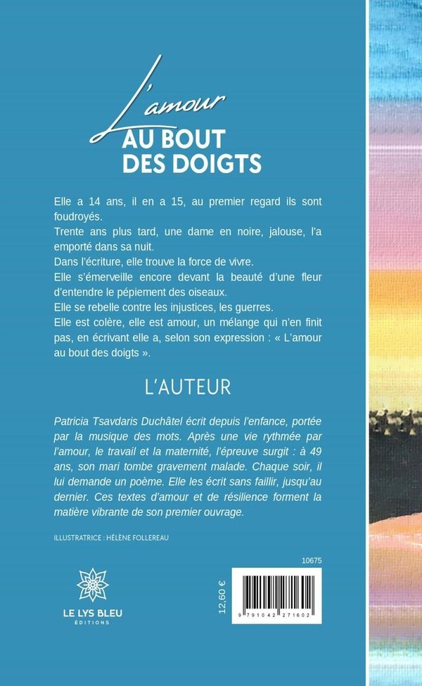 Quatrième de couverture de « L'amour au bout des doigts : Recueil »