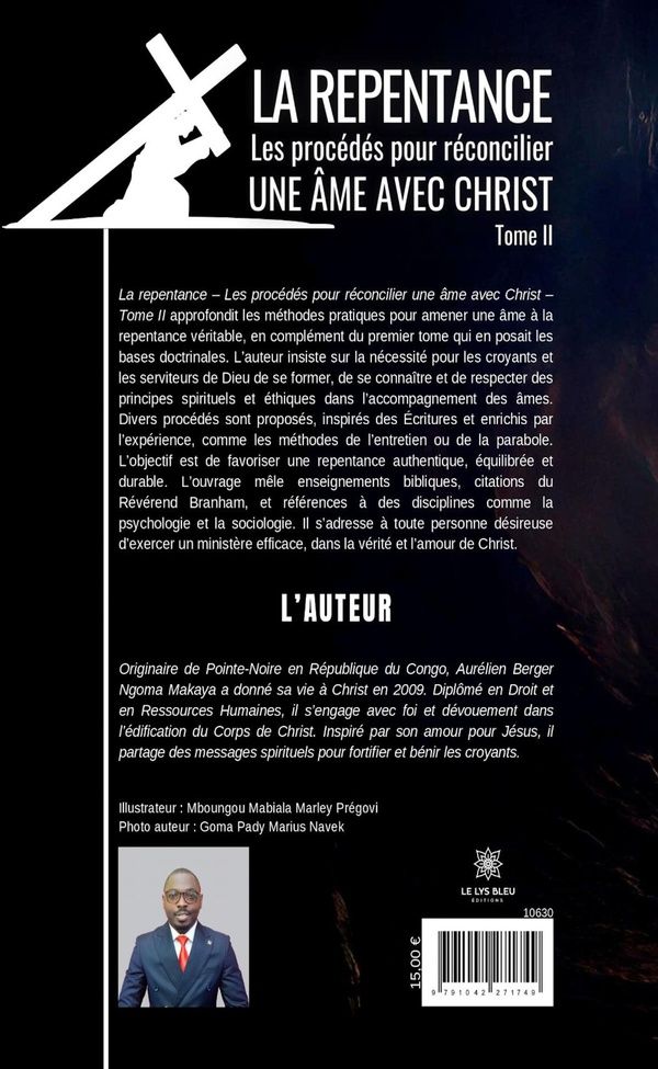 Quatrième de couverture de « La repentance : les procédés pour réconcilier une âme avec Christ »