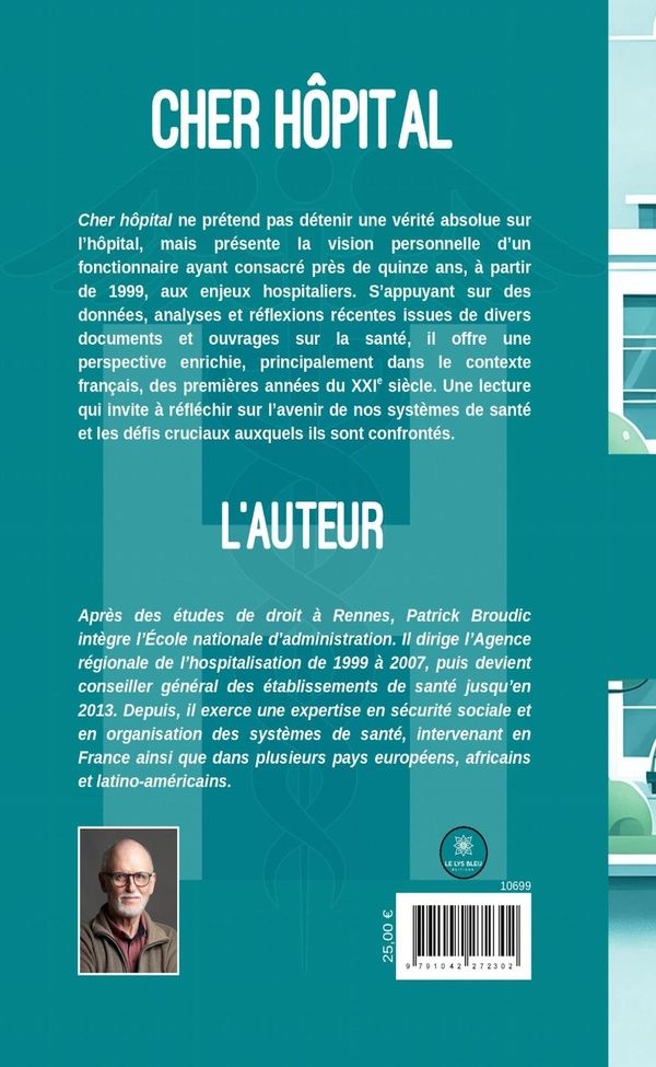 Quatrième de couverture de « Cher hôpital : essai »