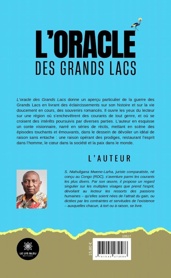 Quatrième de couverture de « L'oracle des grands lacs : roman »