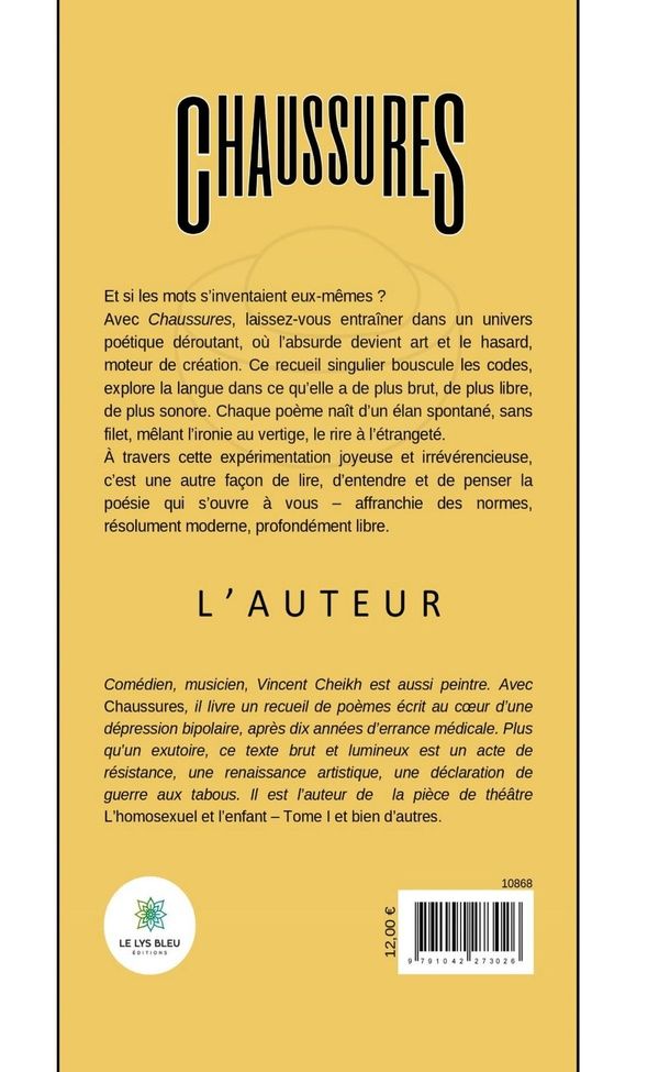 Quatrième de couverture de « Chaussures : recueil »