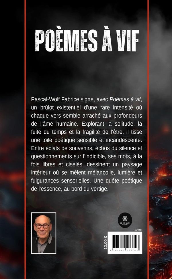 Quatrième de couverture de « Poèmes à vif : recueil »